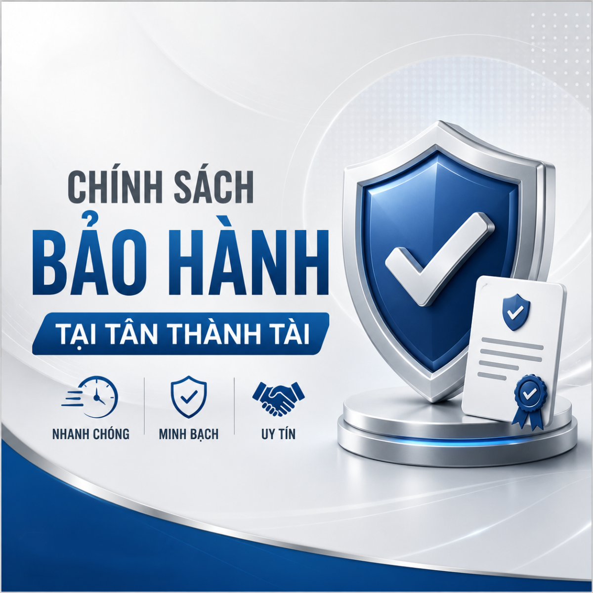 CHÍNH SÁCH BẢO HÀNH TẠI TÂN THÀNH TÀI