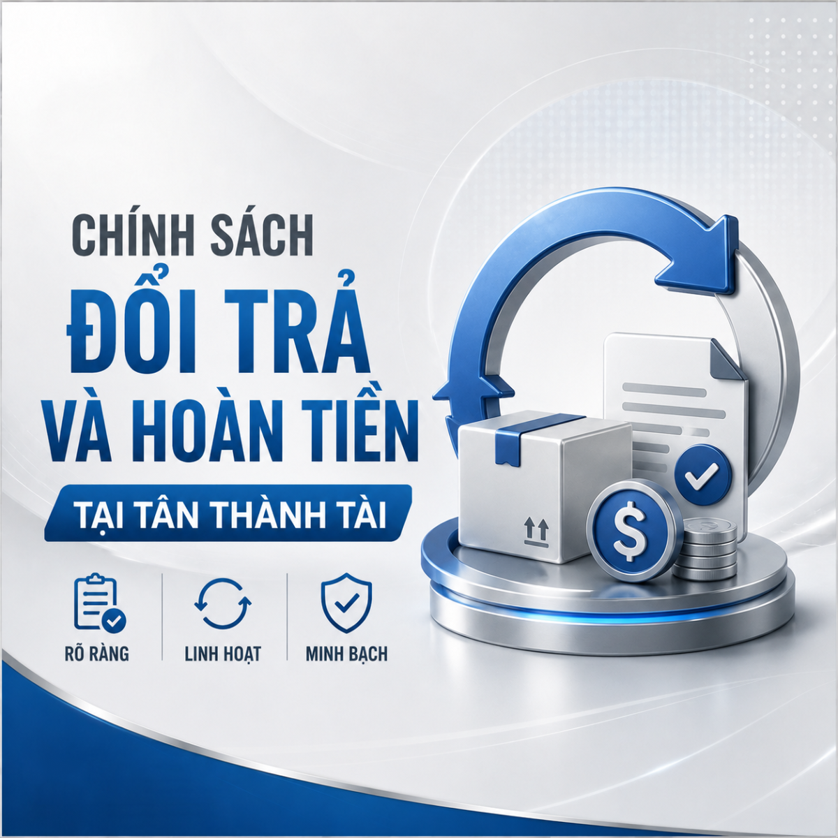 CHÍNH SÁCH ĐỔI TRẢ VÀ HOÀN TIỀN