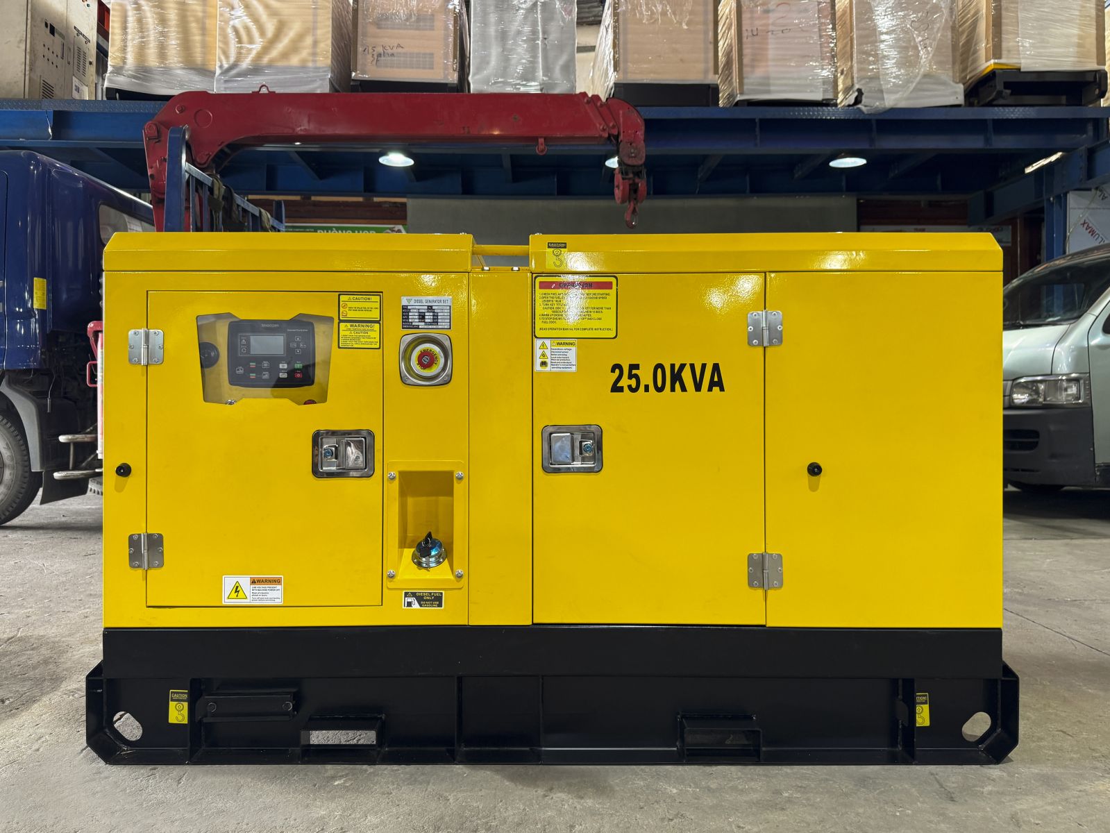 Máy phát điện Tân Thành Tài 25kVA sử dụng động cơ ISUZU - Nhập khẩu mới 100%
