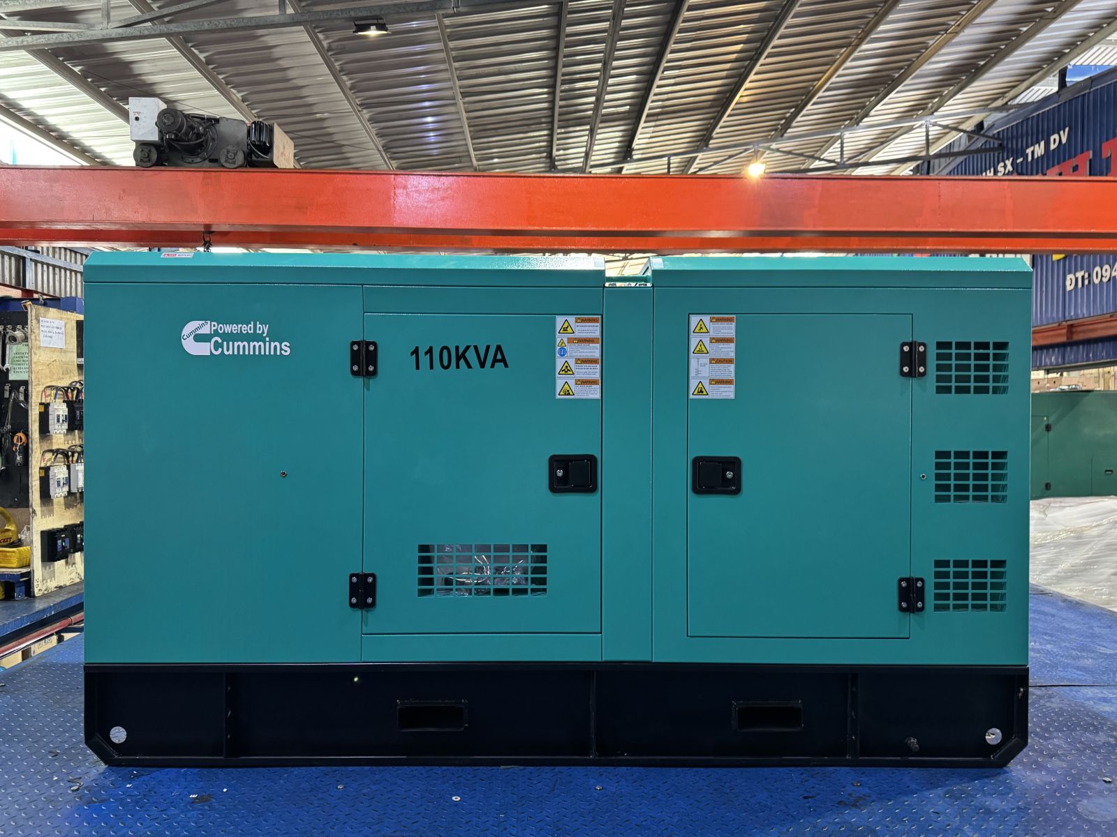 Tổ máy phát điện sử dụng động cơ CUMMINS 100KVA - Nhập khẩu mới 100% (Máy 2)