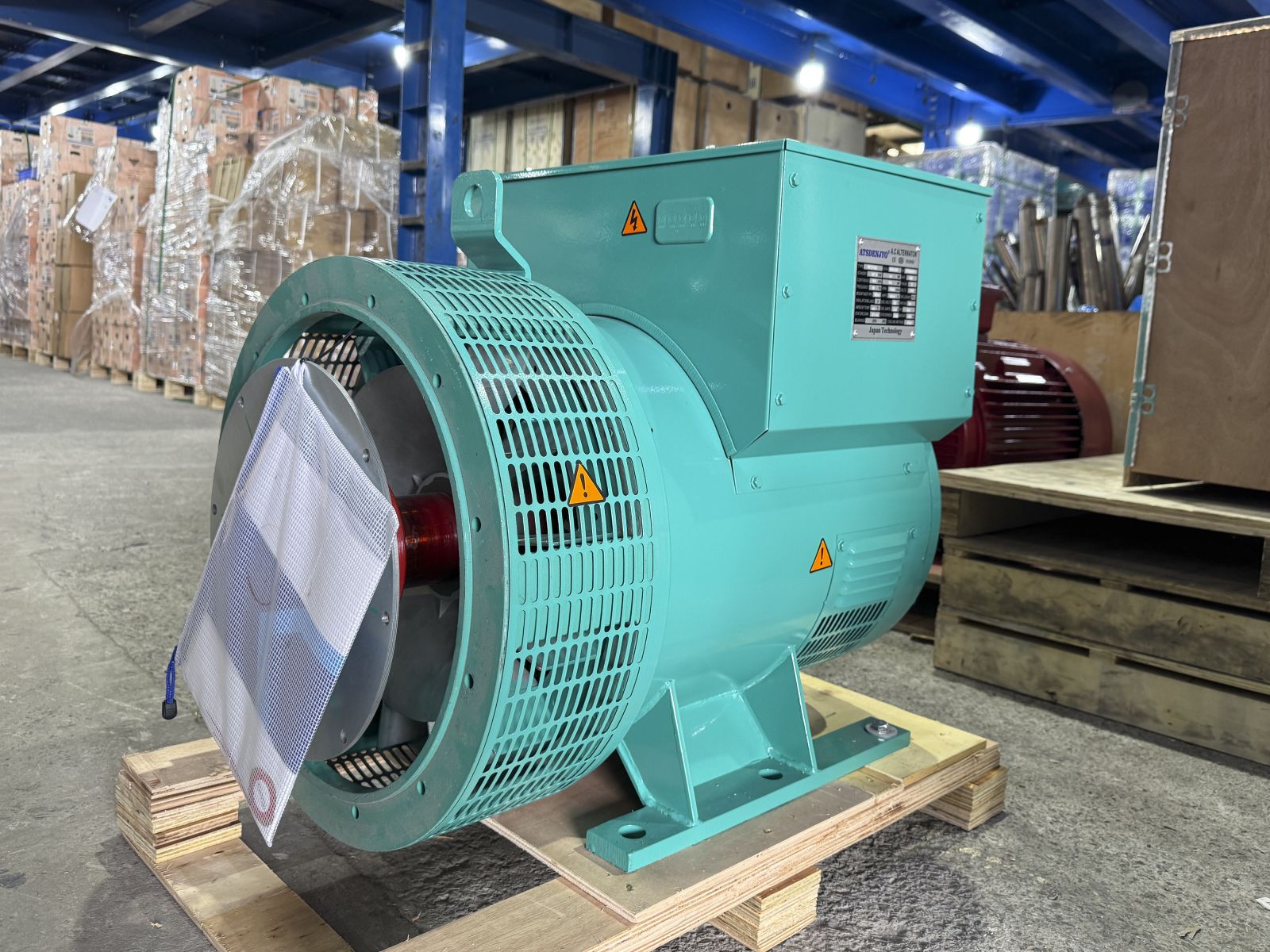 Đầu phát điện 125kVA - 3 pha 1 bạc đạn