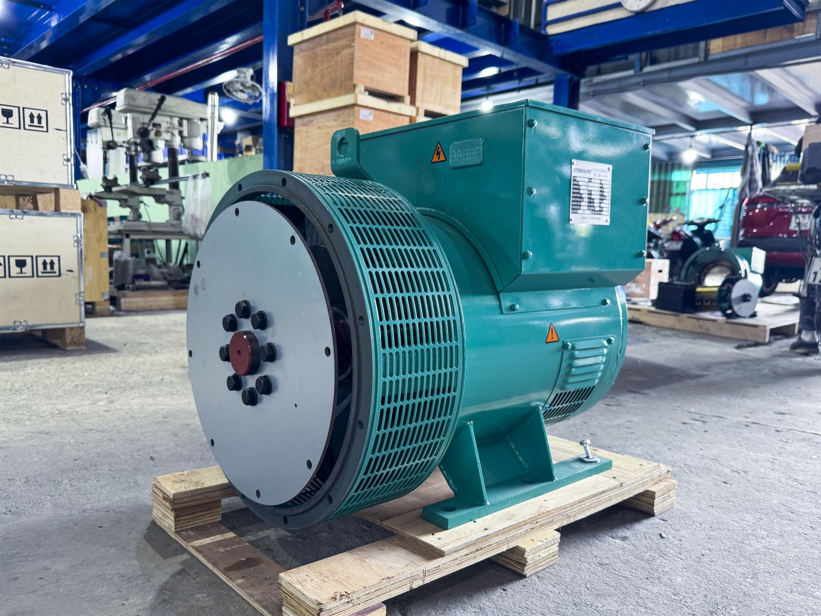 Đầu phát điện 100kVA - 3 pha 1 bạc đạn