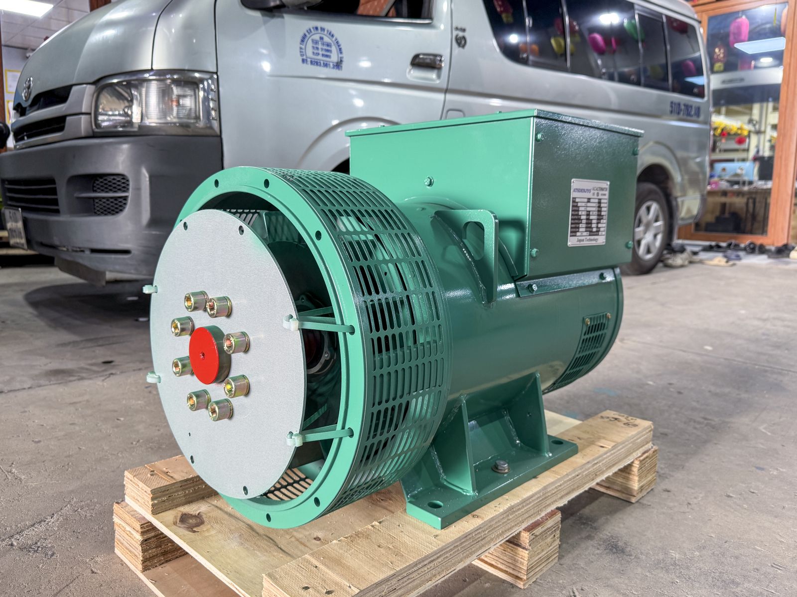 Đầu phát điện 63kVA - 3 pha 1 bạc đạn