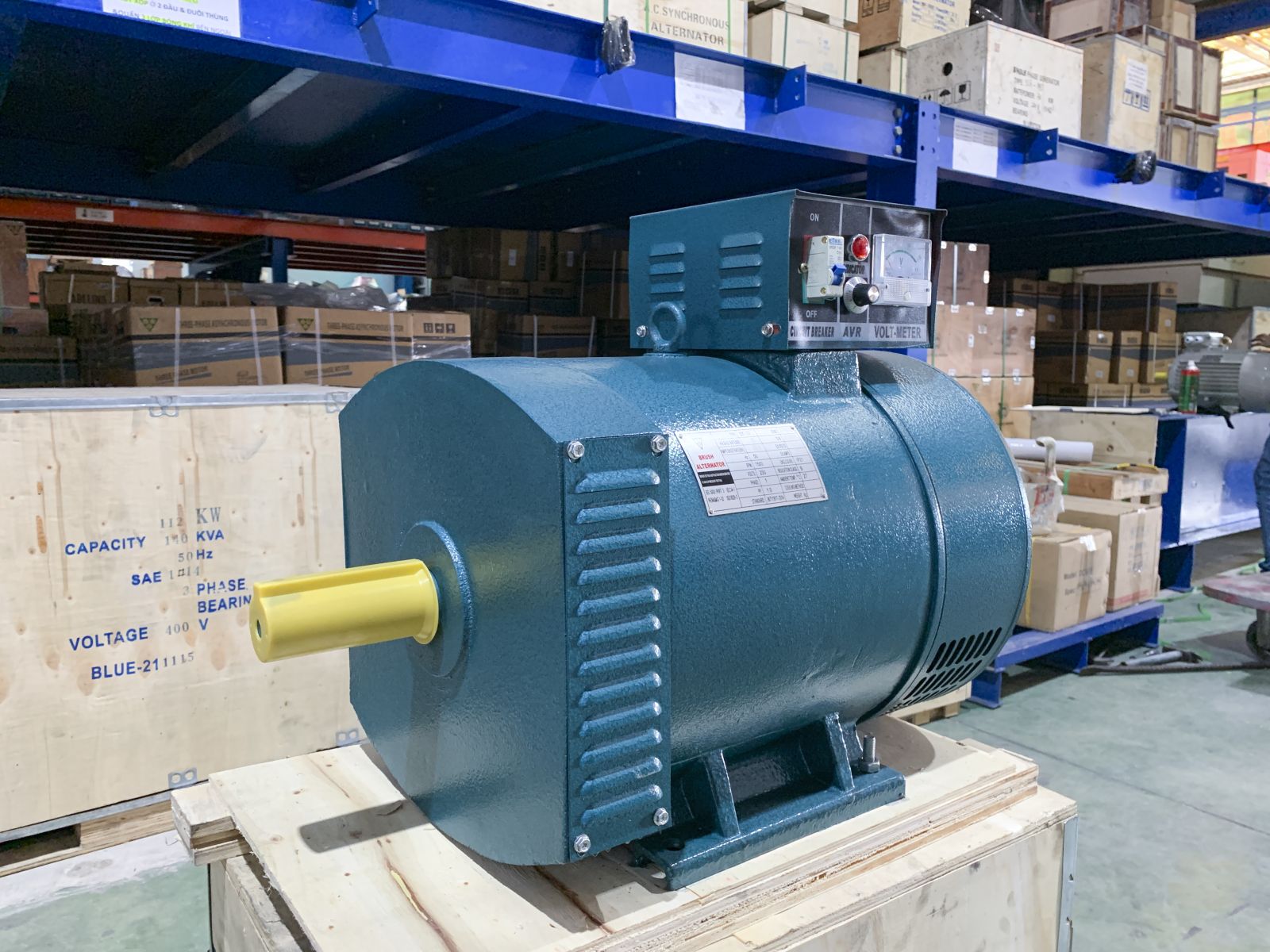 Đầu phát điện ST 10kw - 1 pha 2 bạc đạn