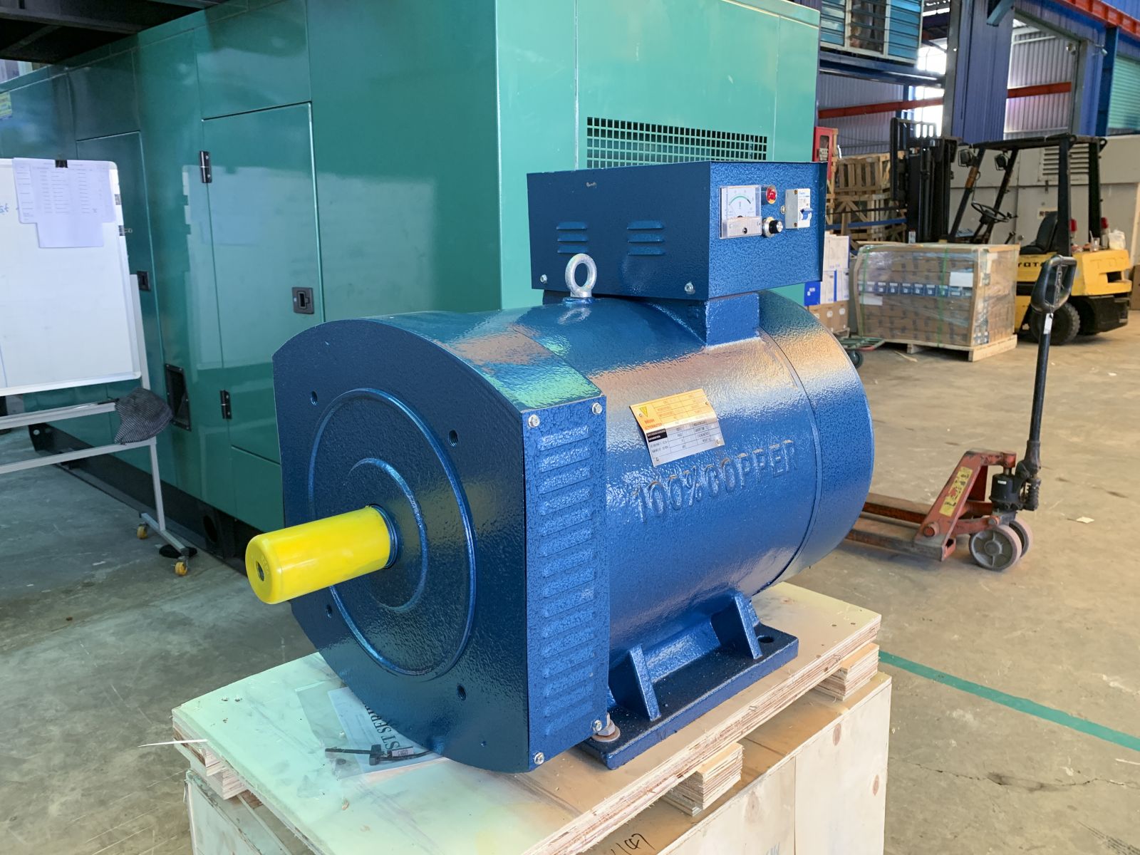 Đầu phát điện ST 30kw - 1 pha 2 bạc đạn - New