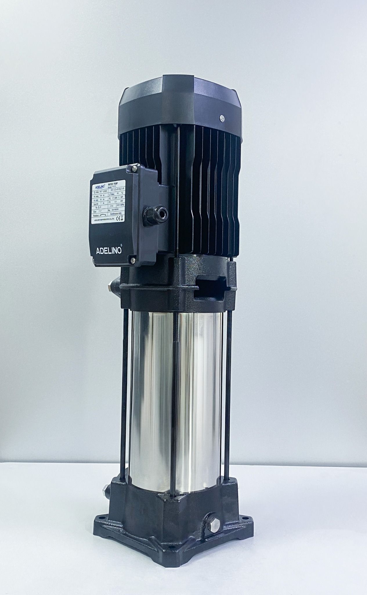 MÁY BƠM TRỤC ĐỨNG ĐA TẦNG CÁNH PV2-9 - 1.5kW-2.0HP