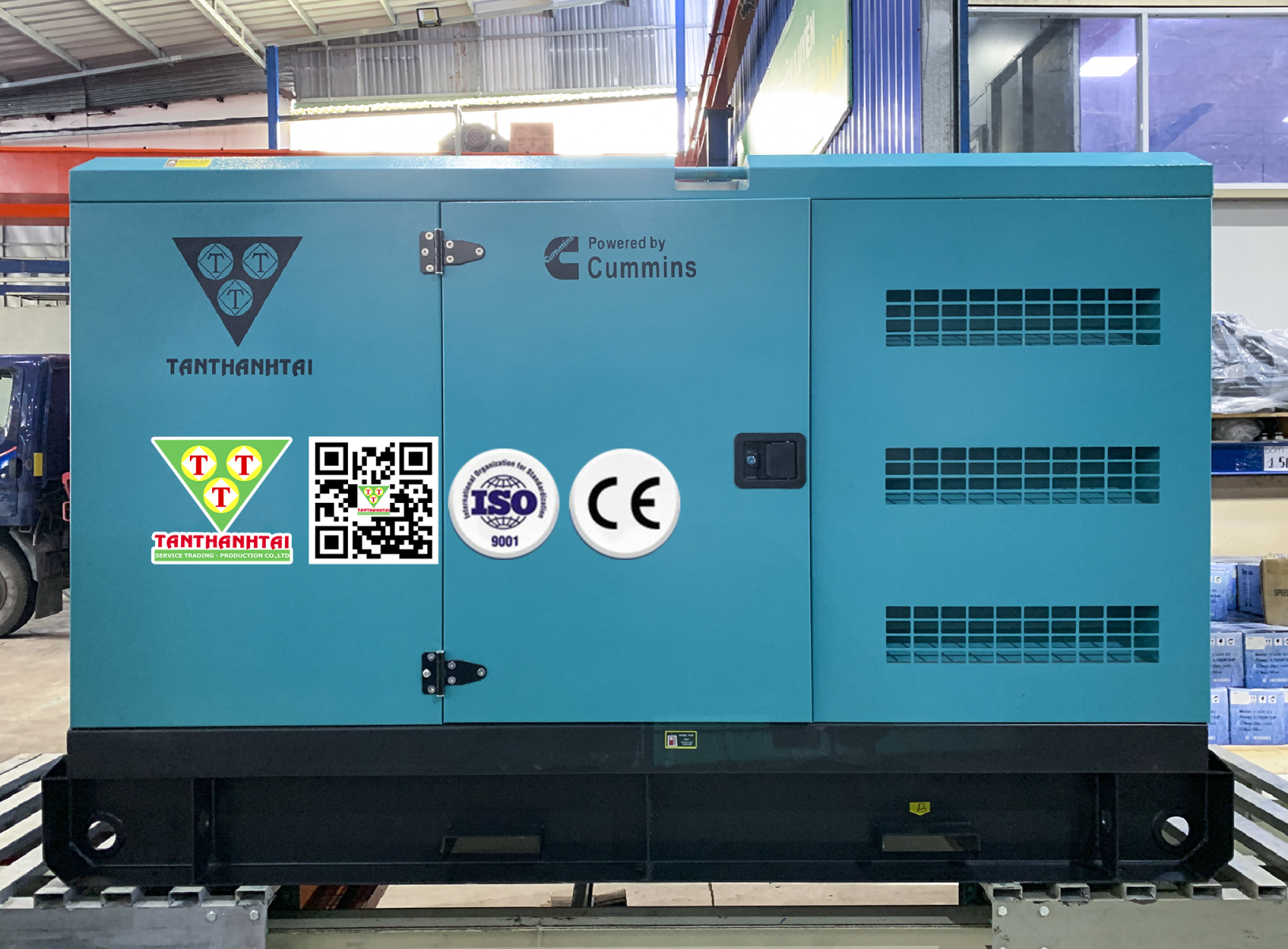 Tổ máy phát điện sử dụng động cơ CUMMINS 180KVA - Nhập khẩu mới 100% (Máy 2)