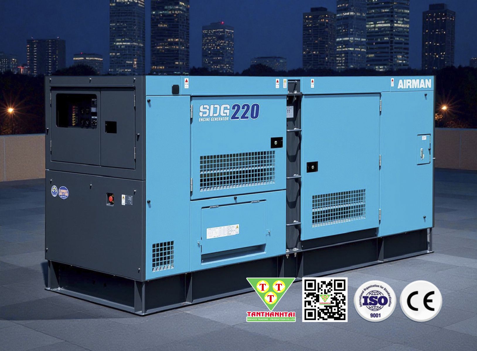 Máy phát điện AIRMAN - Nhập khẩu mới 100%