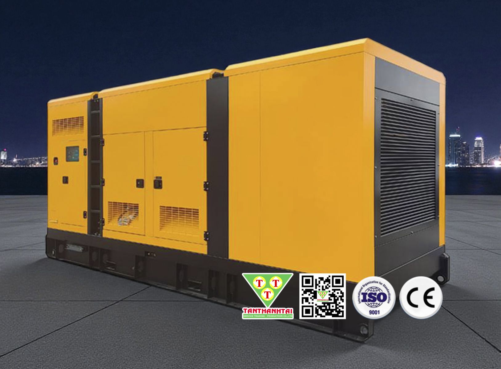 Máy phát điện sử dụng động cơ FPT IVECO - Nhập khẩu mới 100%