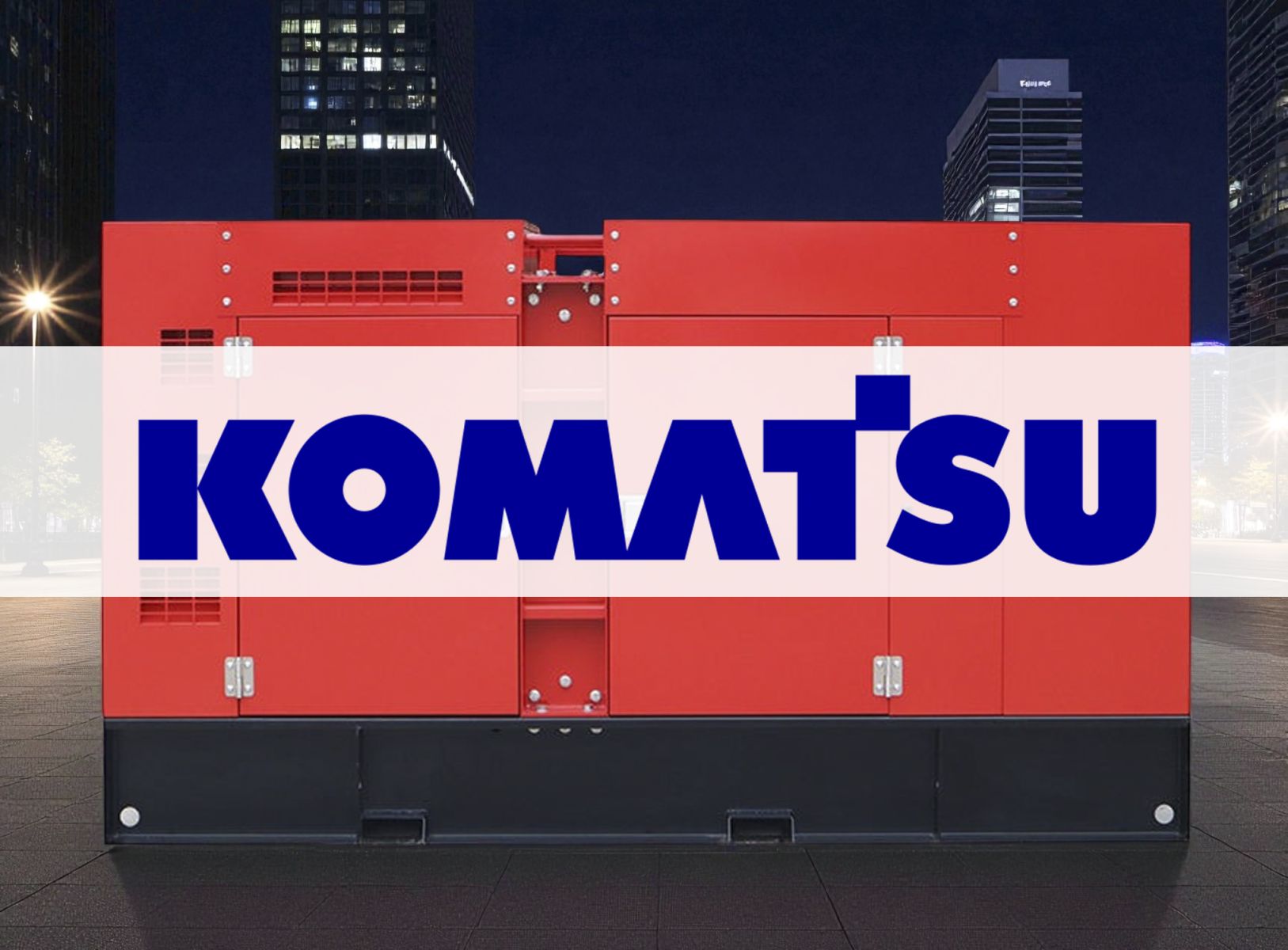 Máy phát điện sử dụng động cơ KOMATSU - Nhập khẩu mới 100%