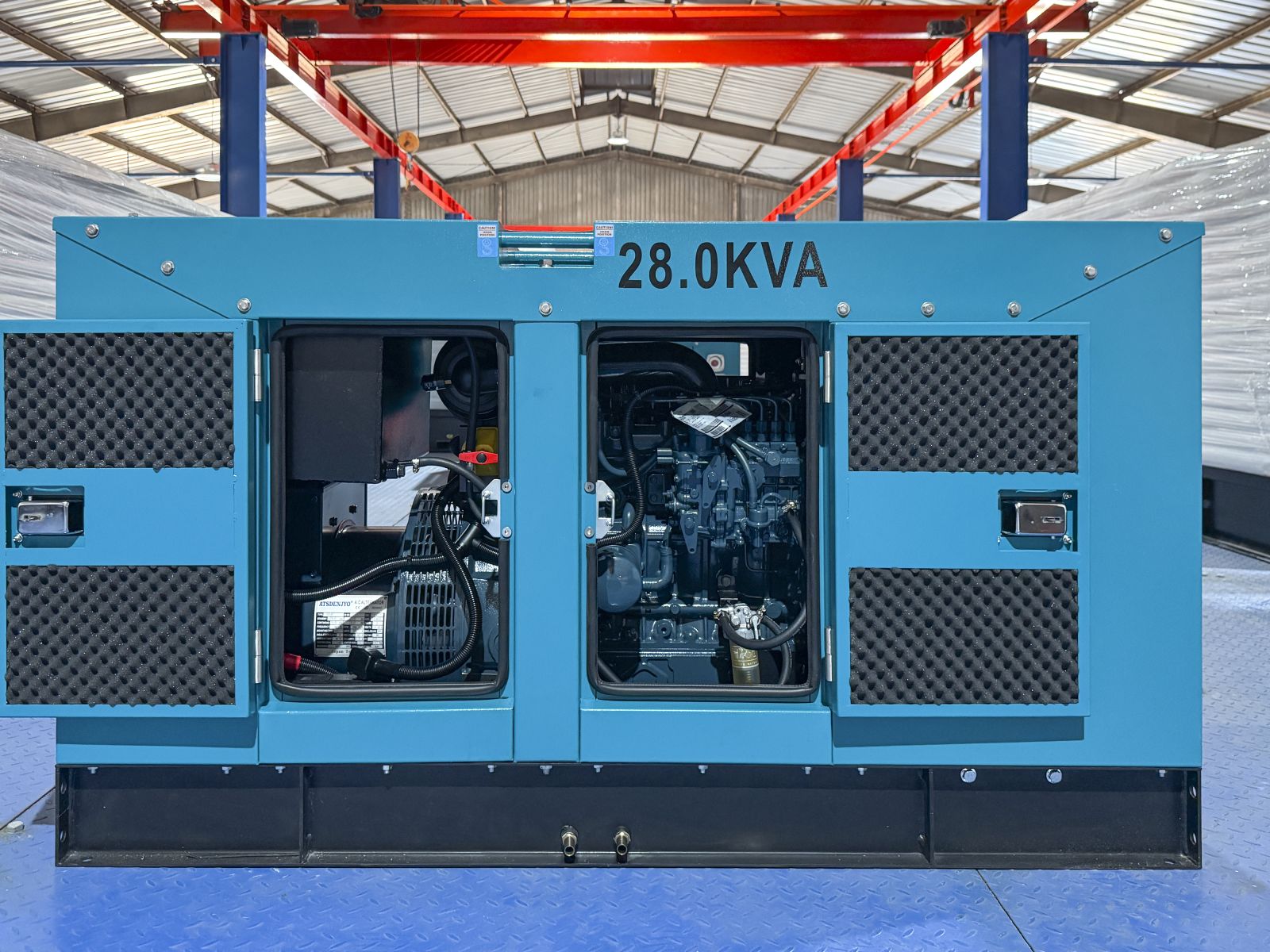 Máy phát điện 25kVA sử dụng động cơ KUBOTA - Nhập khẩu mới 100% (New)