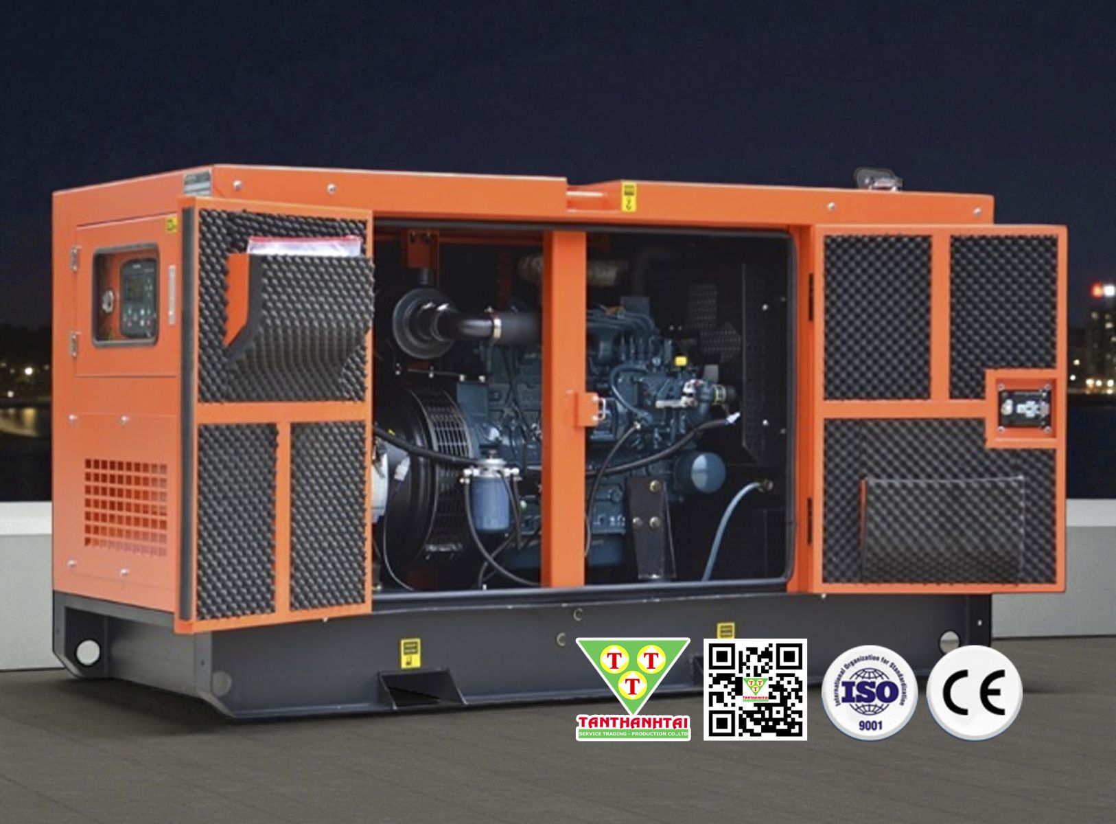 Máy phát điện sử dụng động cơ KUBOTA - Nhập khẩu mới 100%