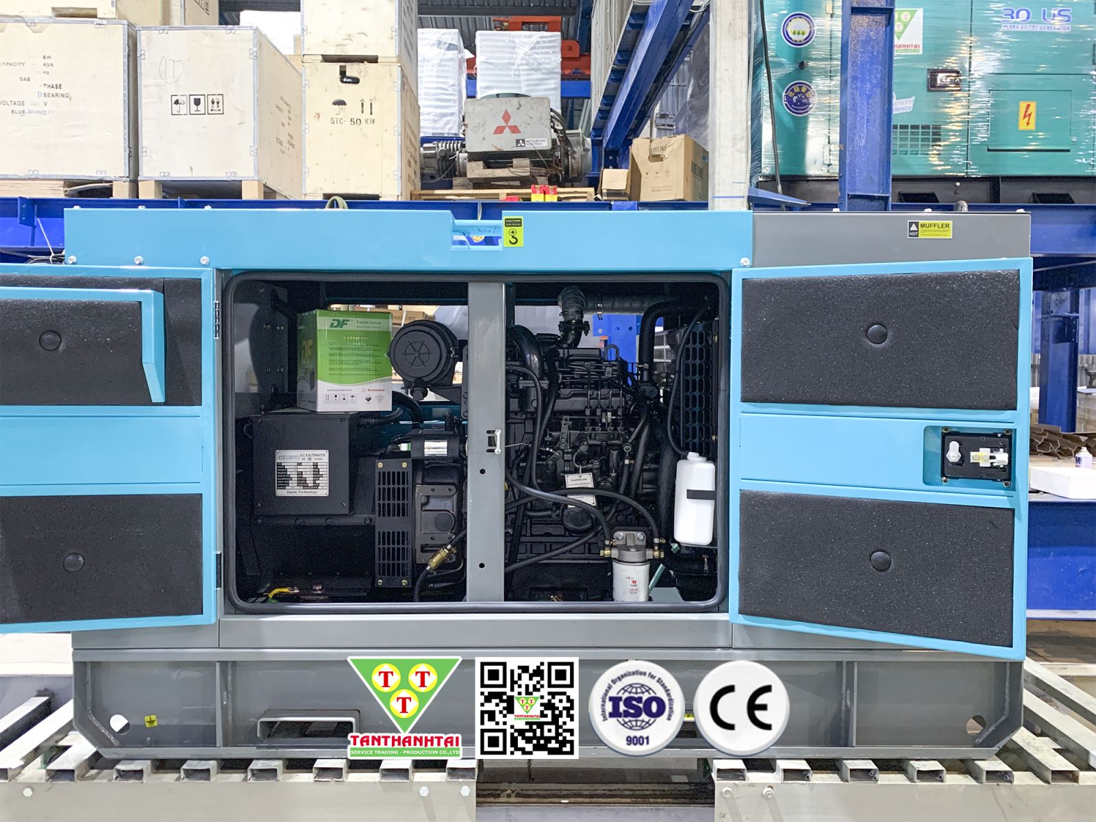 Máy phát điện YANMAR 20kVA - Nhập khẩu mới 100%