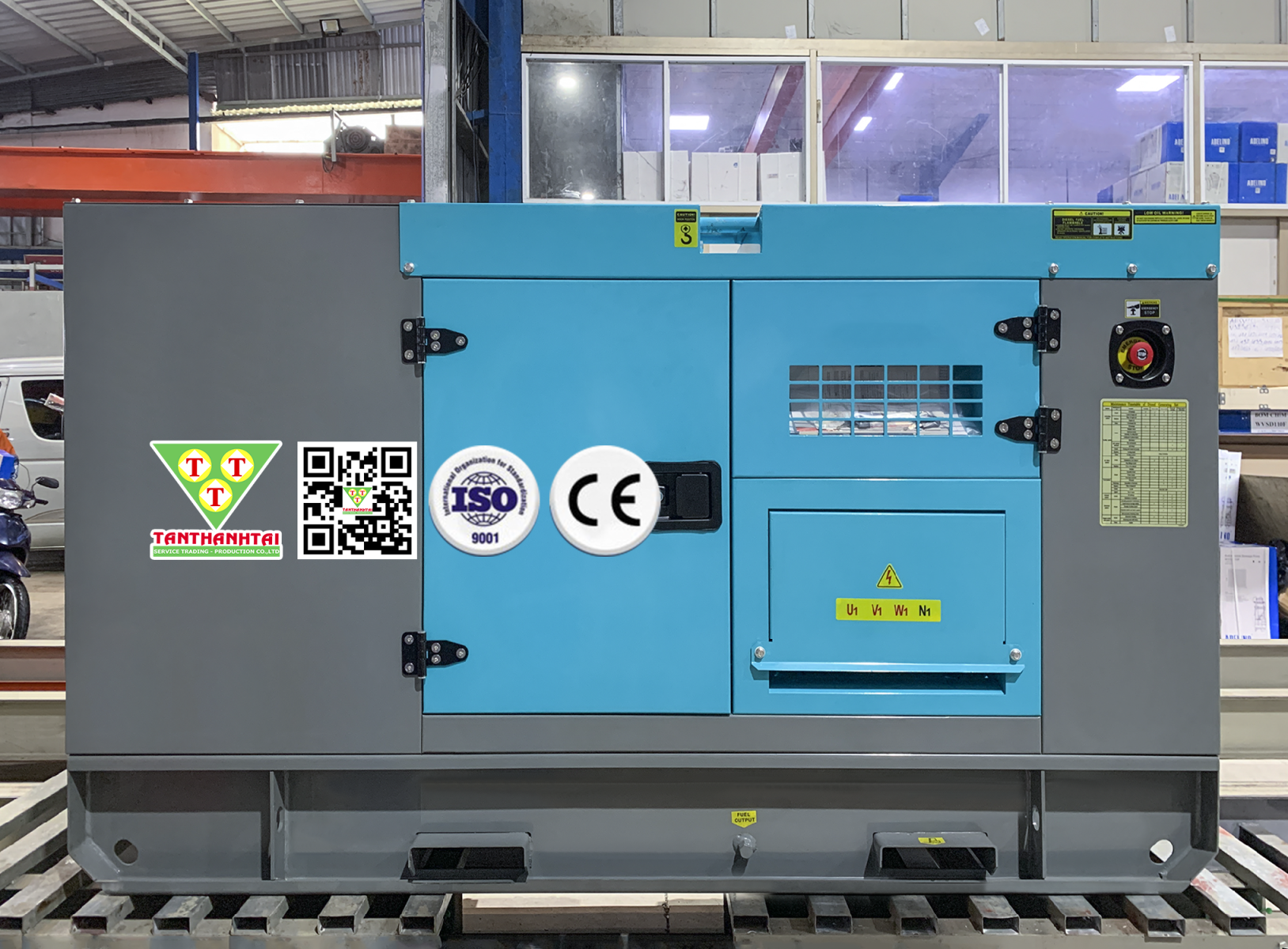 Máy phát điện sử dụng động cơ YANMAR - Nhập khẩu mới 100%