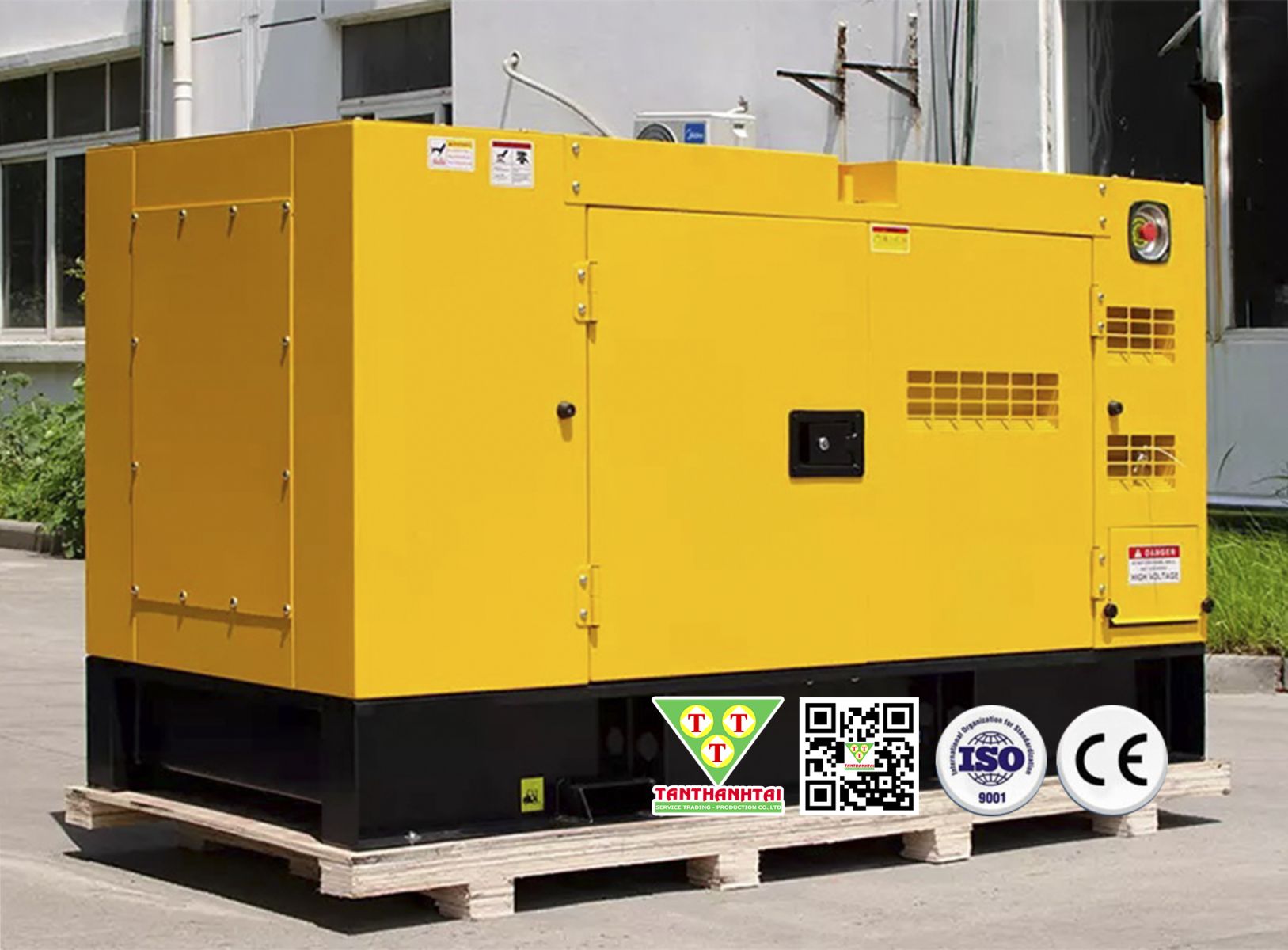 Máy phát điện sử dụng động cơ YUCHAI - Nhập khẩu mới 100%